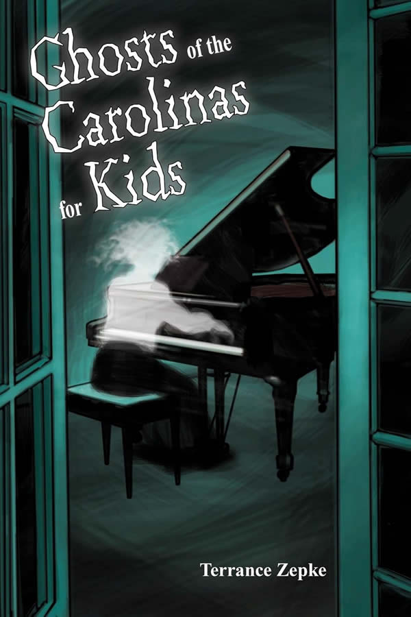 Cover art featuring a ghost at a piano
