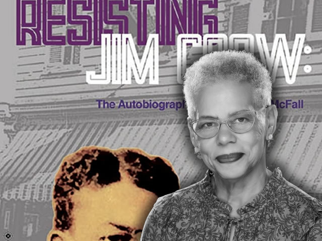 Lahnice Hollister and the cover of Resisting Jim Crow