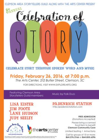 8th Annual Celebration of Story flier