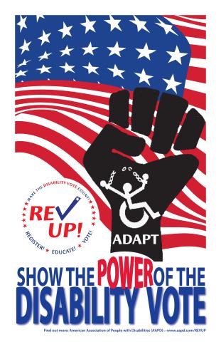 disability vote poster