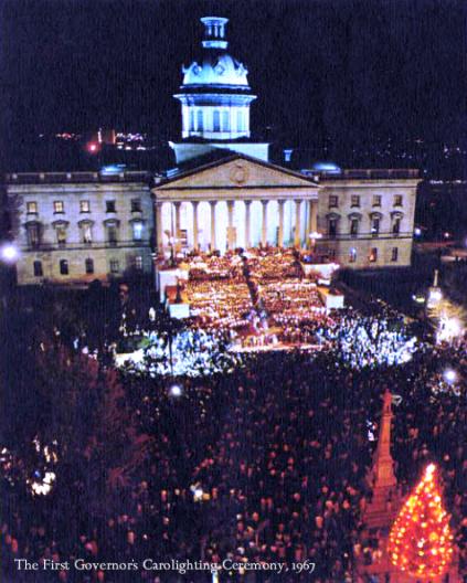 First Governor's Carolighting Ceremony, 1967