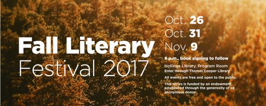 usc fall literary festival banner