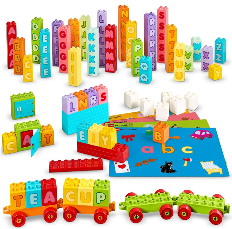 Image of Lego Letters blocks
