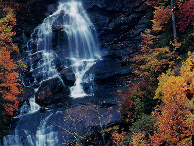 Waterfall in the fall.