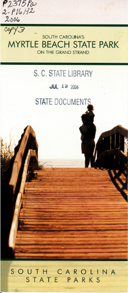 Cover of South Carolina’s Myrtle Beach State Park on the Grand Strand