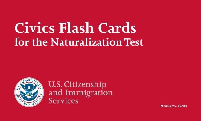 Cover of Civics Flash Cards for the Naturalization Test