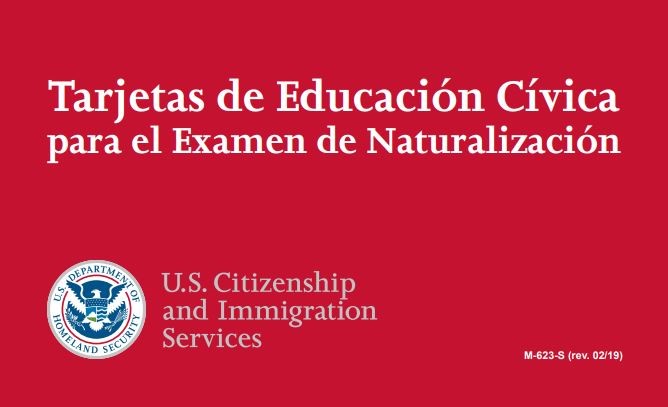 Cover of Tarjetas de Educacion Civica para el Examen de Naturalizacion