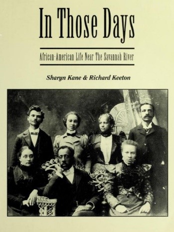 Cover of In those days: African-American life near the Savannah River.