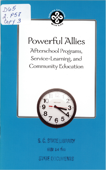 Cover of Powerful Allies: Afterschool Programs, Service-Learning, and Community Education