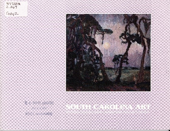 Cover of South Carolina Art: Selections from the South Carolina State Museum Collection