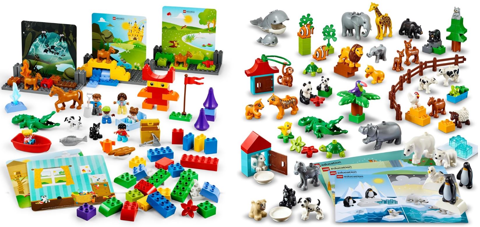 Lego Educations sets displayed.