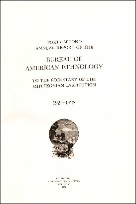 Cover of Forty-second annual report of the Bureau of American Ethnology to the Secretary of the Smithsonian Institution, 1924-1925