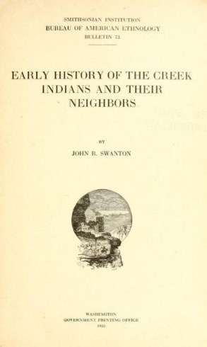 Cover of Early History of the Creek Indians and Their Neighbors.