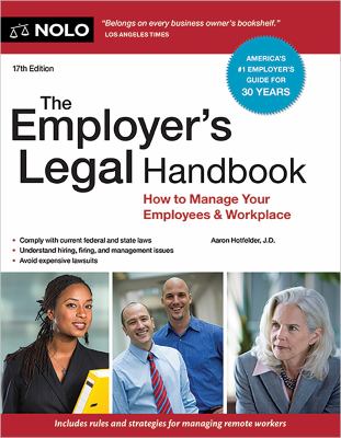 Cover of The Employer's Legal Handbook 2025.