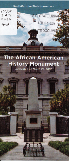 Cover of The African American History Monument.
