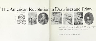 Pages from The American Revolution in Drawings and Prints.