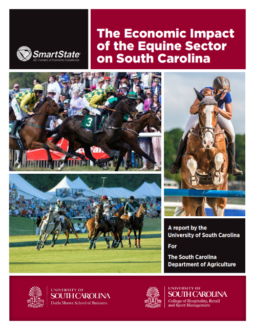 Cover of The Economic Impact of the Equine Sector on South Carolina: A Report.