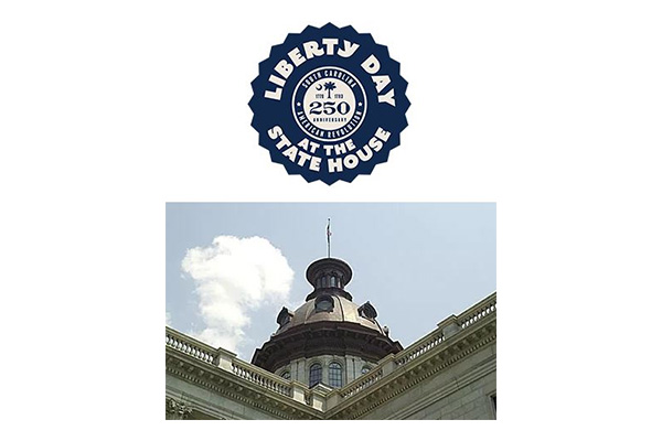 The Liberty Day logo above an image of the State House dome.