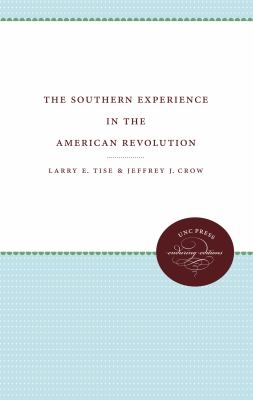 Cover of Southern Experience in the American Revolution.
