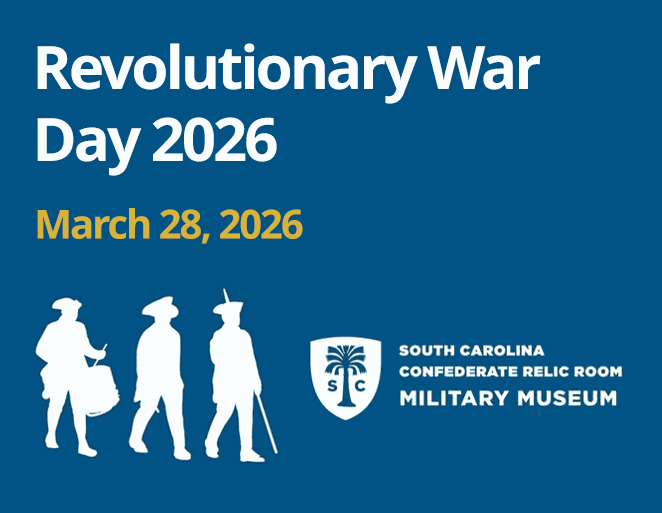 Revolutionary War Day 2026 banner stating the date is March 28, 2026.