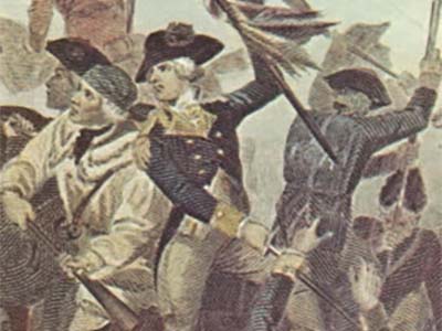 Image selection from the cover of South Carolina: Battleground of Freedom map.