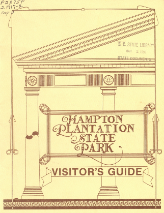 Cover of Hampton Plantation State Park Visitors Guide.