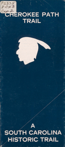 Cover of Cherokee Path Trail: A South Carolina Historic Trail.