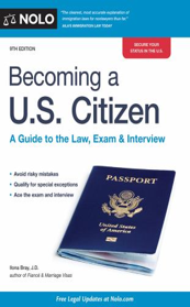 Cover of Becoming a U.S. citizen : a guide to the law, exam & interview.