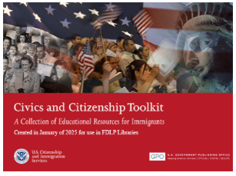 Cover of Civics and Citizenship Toolkit: A Collection of Educational Resources for Immigrants.