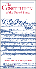 Image of the The Constitution of the United States and the Declaration of Independence.