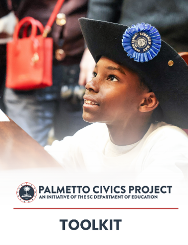 Cover of Palmetto Civics Project Toolkit.