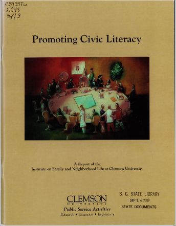 Cover of Promoting Civic Literacy.