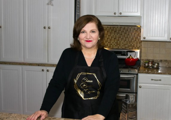 Photo of author Mary Martha Greene in her kitchen.