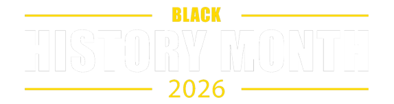 Text image stating Black History Month 2026.