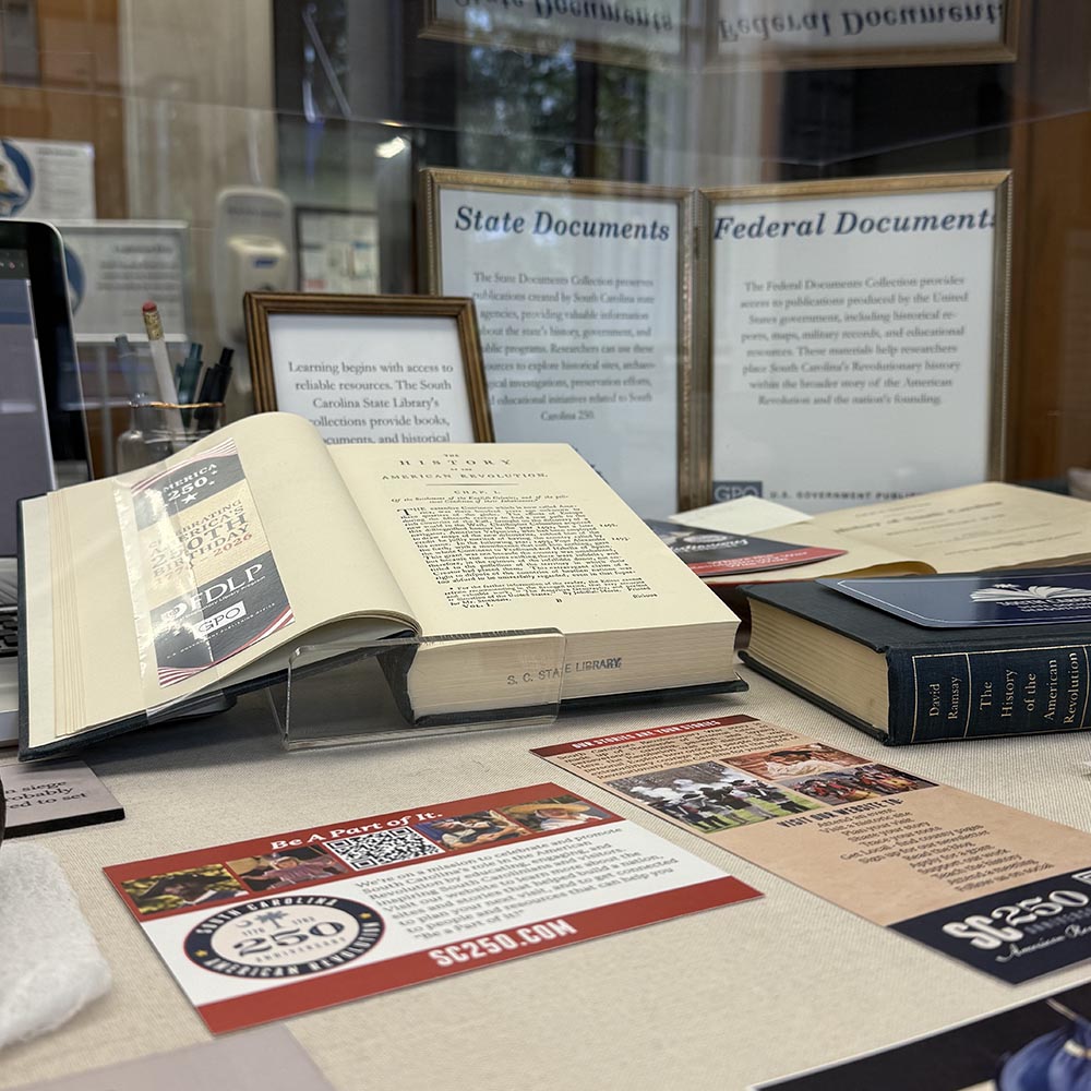 Items in our display case.