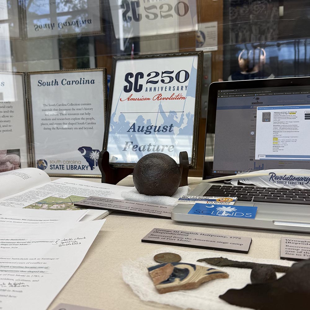 Additional items in our display case.