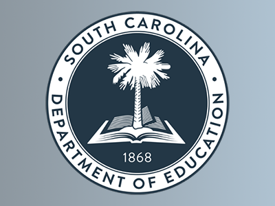 Logo for the South Carolina Department of Education.