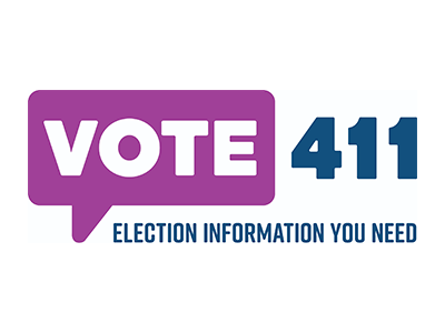 Vote411.org logo.