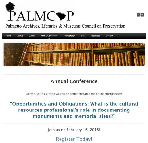 palmcop web page