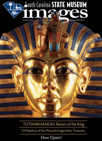 state museum images magazine cover showing king tut