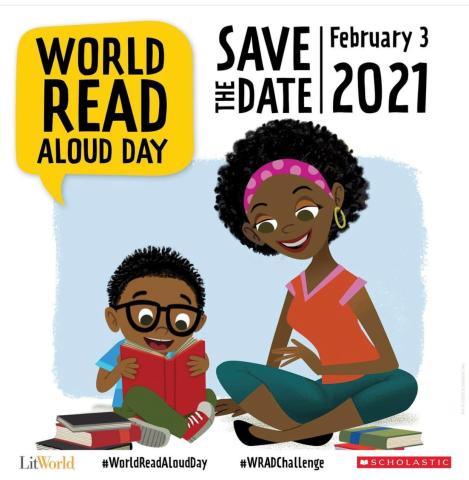 World Read Aloud Day, February 3, 2021