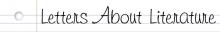 letters about literature logo