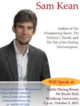 Sam Kean flier