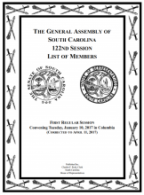 cover image of The General Assembly of South Carolina 122nd Session List of Members