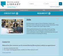 richland library website image