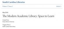 The Modern Academic Library: Space to Learn
