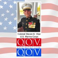 Steven Vitali Quilts of Valor recipient