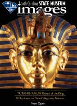  state museum images magazine cover showing king tut