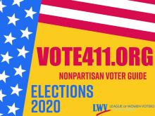 VOTE411 sign