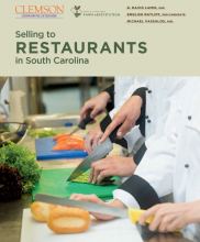 cover image of Selling to Restaurants in SC document